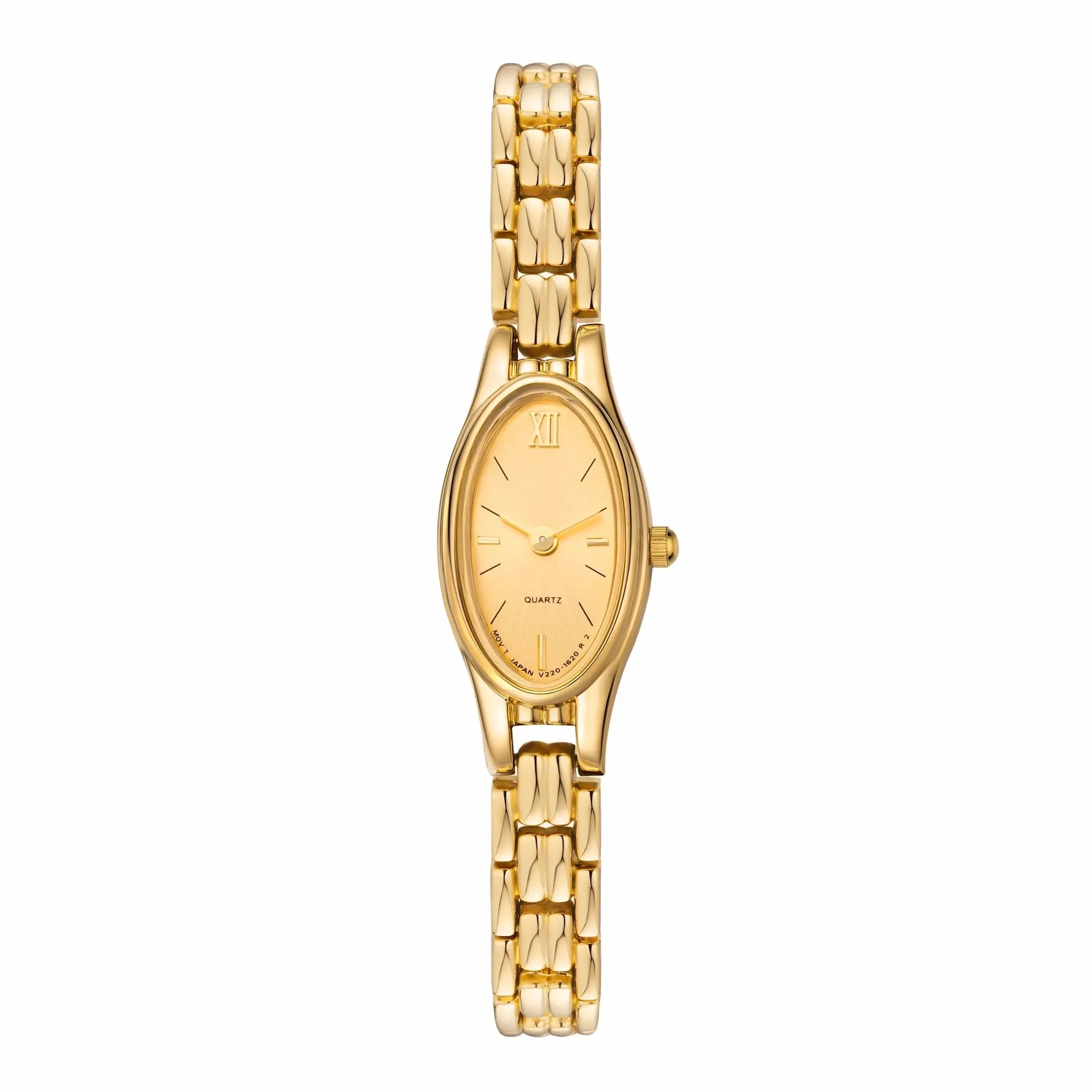 Orologio donna placcato oro 18k elegante dal design vintage – Elarie Milano
