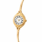 Orologio donna oro rétro elegante con quadrante romano – Sophie Elarie Milano